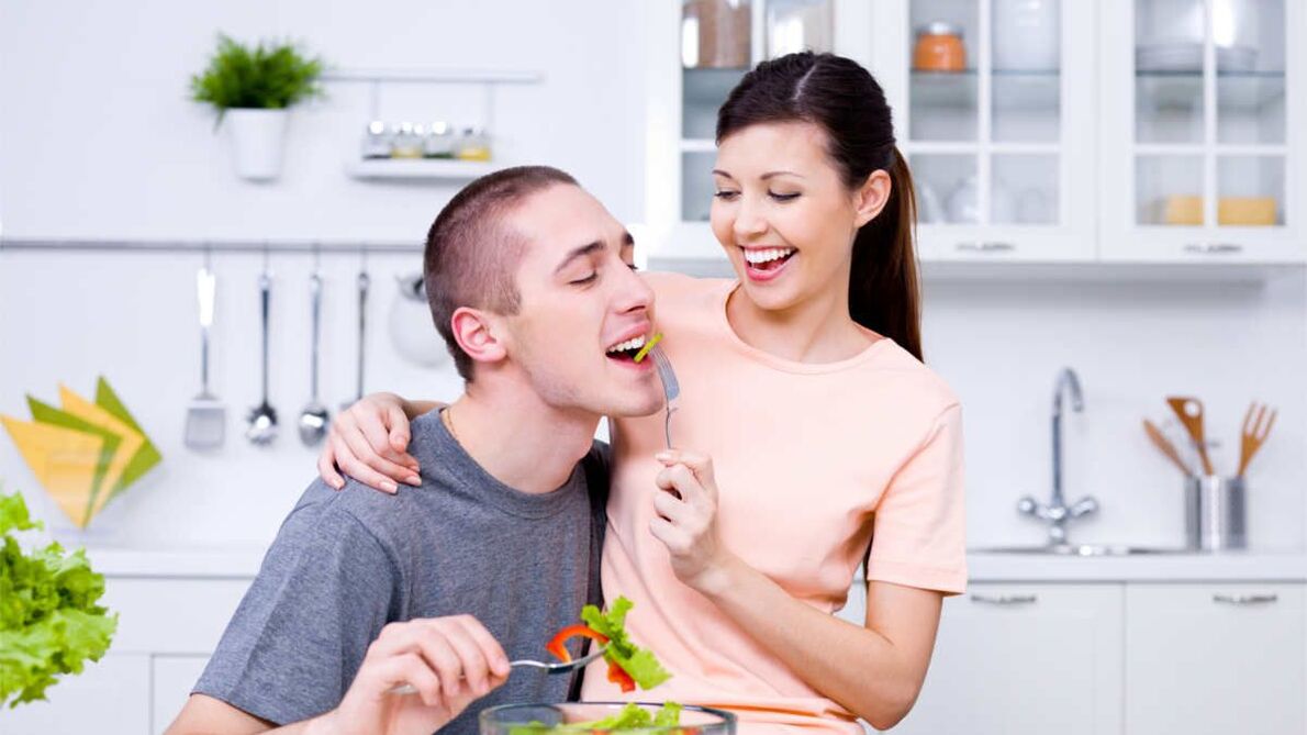 Cibo sano per la potenza