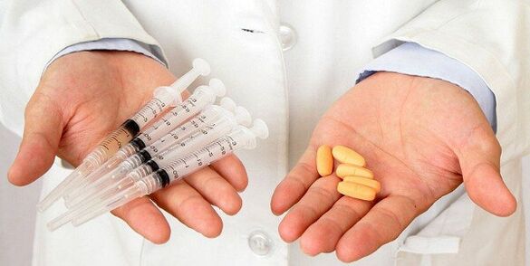 Iniezione di farmaci o somministrazione orale